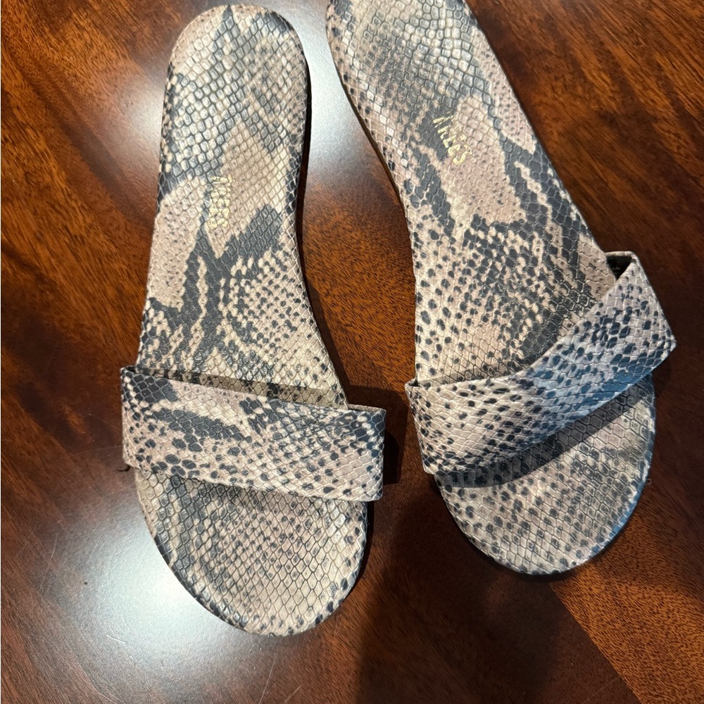 Tkees Snake Print Women's Sandals